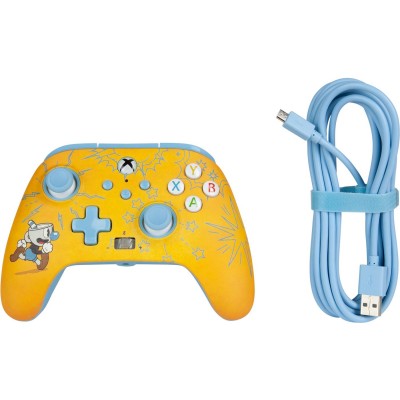 PowerA XS Pad przewodowy Enhanced Cuphead Mugman (1517532-01)