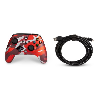 PowerA XS Wired Pad Enhanced Metallic Red Camo (1518910-01)