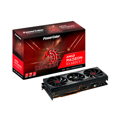 PowerColor Radeon RX 6800 XT 16 GB Red Dragon (AXRX 6800XT 16GBD6-3DHR/OC)