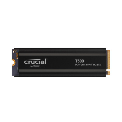Crucial 1TB M.2 PCIe Gen4 NVMe T500 Heatsink (CT1000T500SSD5)