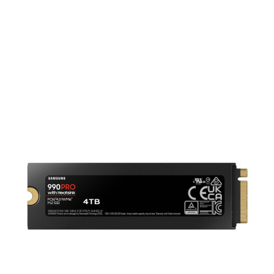 Samsung 4TB M.2 PCIe Gen4 NVMe 990 Pro Heatsink (MZ-V9P4T0CW)