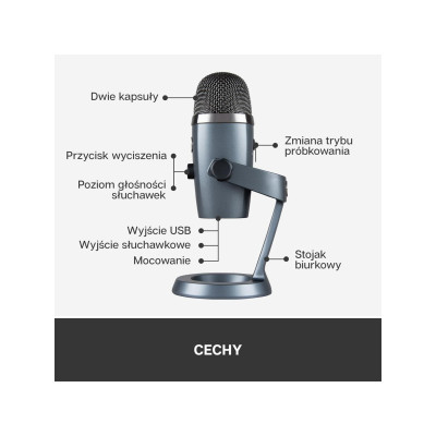 Blue Microphones Yeti Nano Shadow Grey