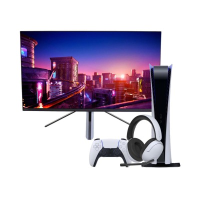 Sony INZONE M3 + PS5 Digital + INZONE H3 (SDMF27M30AEP // 711719424994 // MDRG300W.CE7)