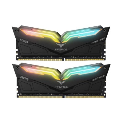 TEAM 16 GB (2x8GB) DDR4 3600 MHz NIGHT HAWK RGB (TF1D416G3600HC18EDC01)