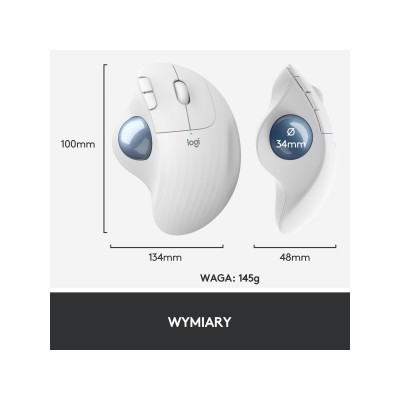 Logitech Ergo M575 Bluetooth Offwhite (910-005870)