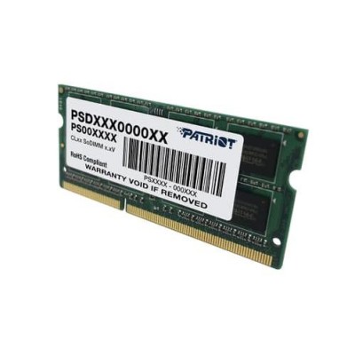 PATRIOT 8 GB SO-DIMM DDR3 1600 MHz (PSD38G16002S)