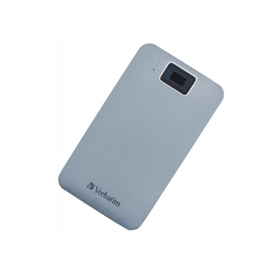 Verbatim Executive Fingerprint Secure 1TB USB C Space Grey