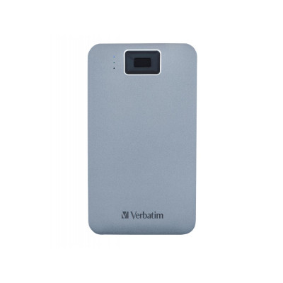 Verbatim Executive Fingerprint Secure 2TB USB C Space Grey