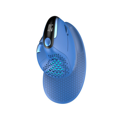 Delux M618XSD Vertical Mouse BT+2.4G RGB (blue)