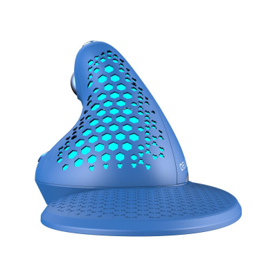 Delux M618XSD Vertical Mouse BT+2.4G RGB (blue)
