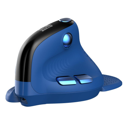 Delux M618XSD Vertical Mouse BT+2.4G RGB (blue)