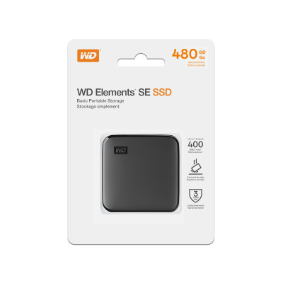 WD Elements SE Black 480 GB (WDBAYN4800ABK-WESN)