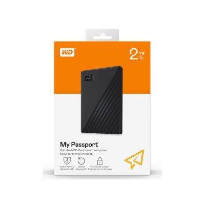 WD My Passport 2 TB Black (WDBYVG0020BBK-WESN)