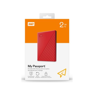 WD My Passport 2 TB Red (WDBYVG0020BRD-WESN)