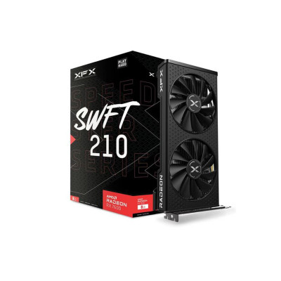 XFX Radeon RX 7600 SPEEDSTER SWFT 210 Core Edition (RX-76PSWFTFY)