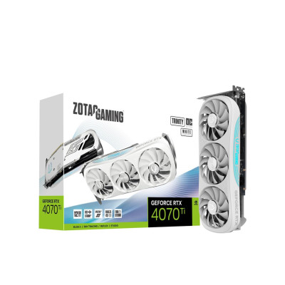 Zotac GAMING GeForce RTX 4070 Ti Trinity OC White Edition (ZT-D40710Q-10P)