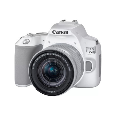 Canon EOS 250D + EF-S 18-55mm F4-5.6 white (3458C001)