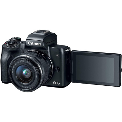 Canon EOS M50 black + M15-45mm F3.5-6.3 IS STM (2680C012)