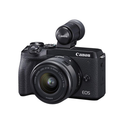 Canon EOS M6 Mark II (15-45mm) Black (3611C012)