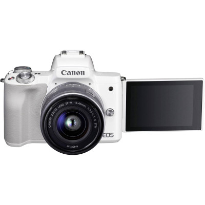 Canon EOS M50 white + M15-45mm F3.5-6.3 IS STM (2681C012)