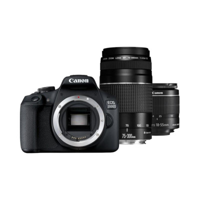 Canon EOS 2000D + 18-55 IS + 75-300 EU26 (2728C017)