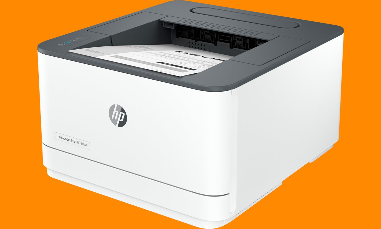 Вигляд HP LaserJet Pro 3002dwe спереду