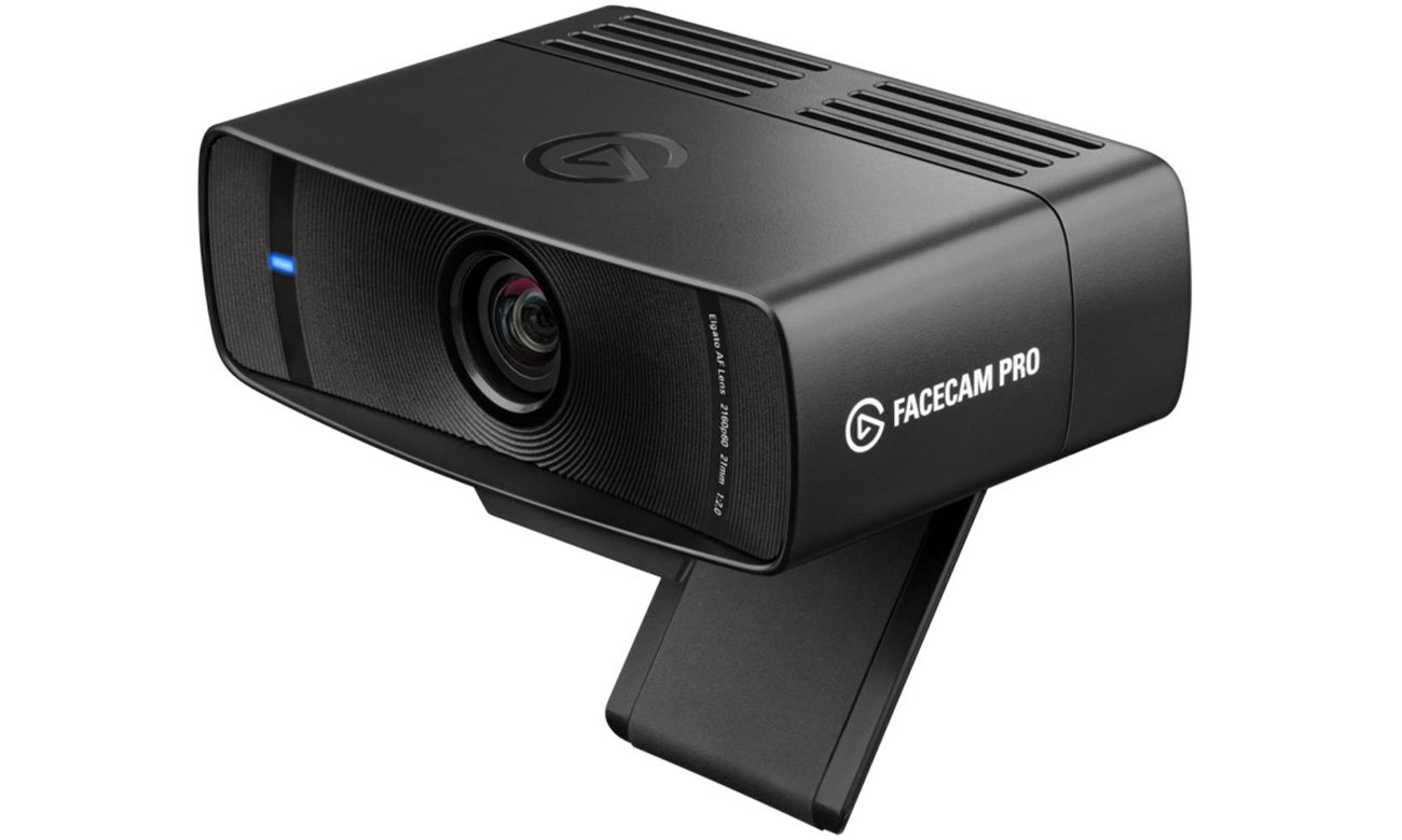 Веб-камера Elgato Facecam Pro 4K60 – угловой вид спереди