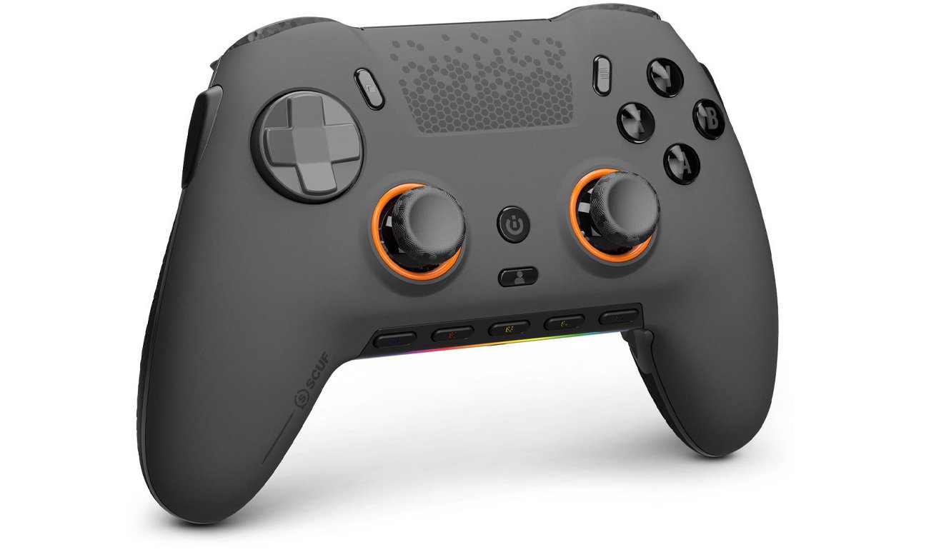 Бездротовий контролер SCUF Envision Pro Grey – вигляд спереду під кутом