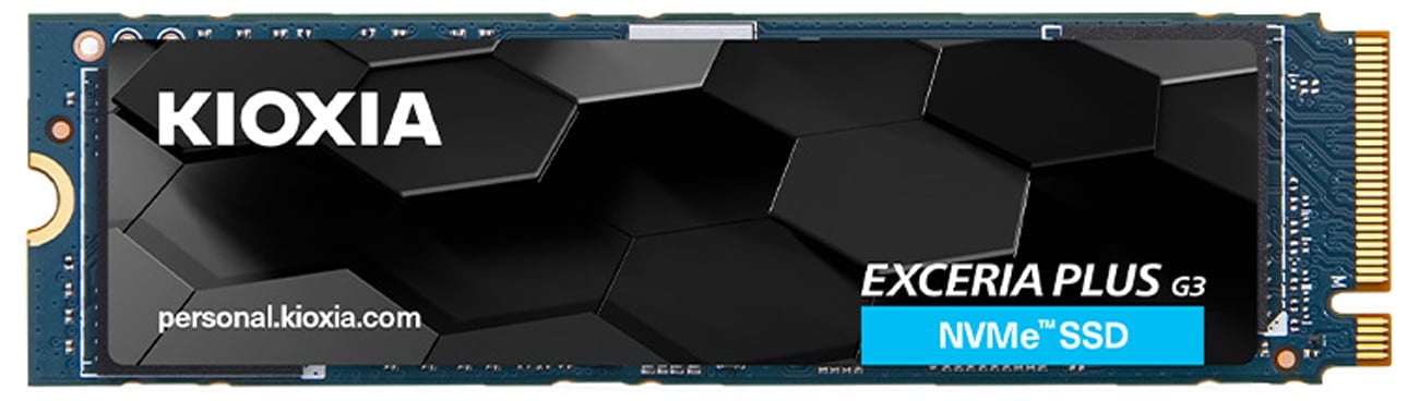 Kioxia Exceria Plus G3 M.2 SSD – вид спереди