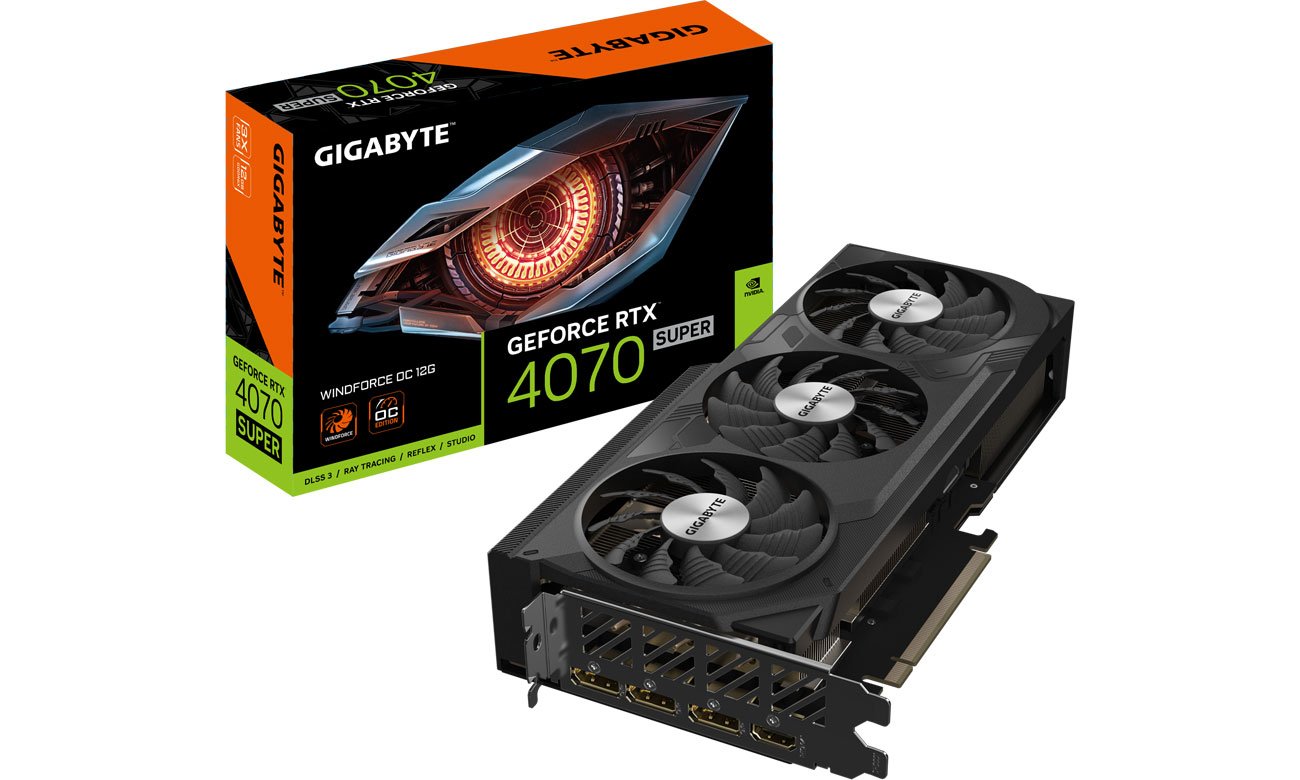 Gigabyte GeForce RTX 4070 SUPER WINDFORCE OC 12 ГБ GDDR6X