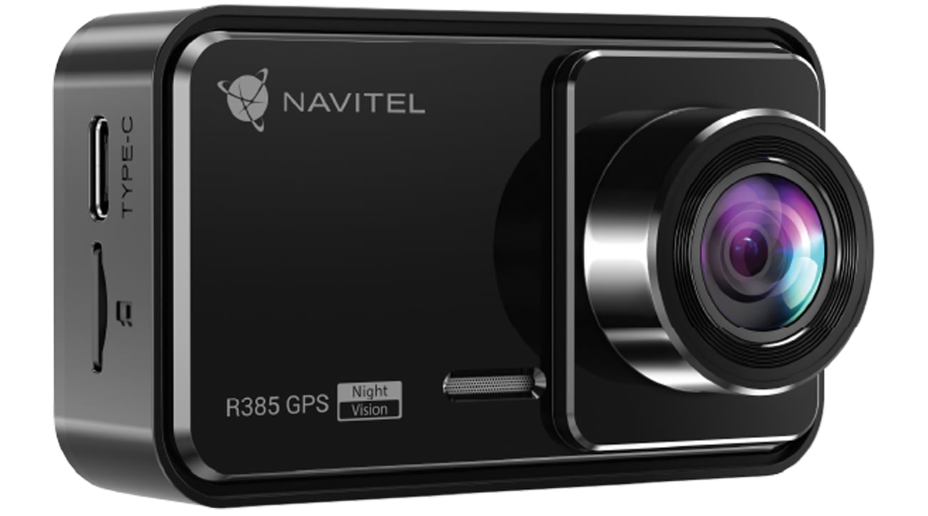 Видеорегистратор Navitel R385 GPS - Угловой вид спереди