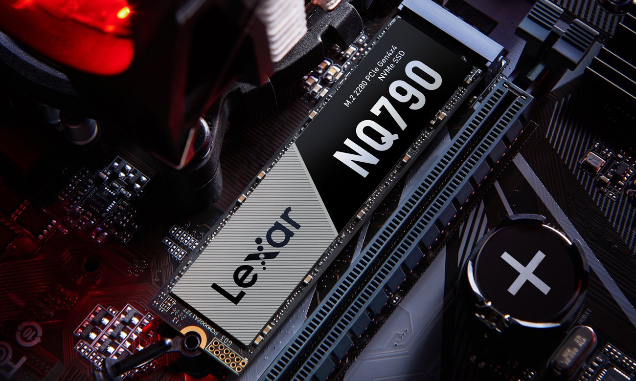 Lexar NQ790 PCIe Gen4 NVMe M.2 SSD – Lifestyle Graphics