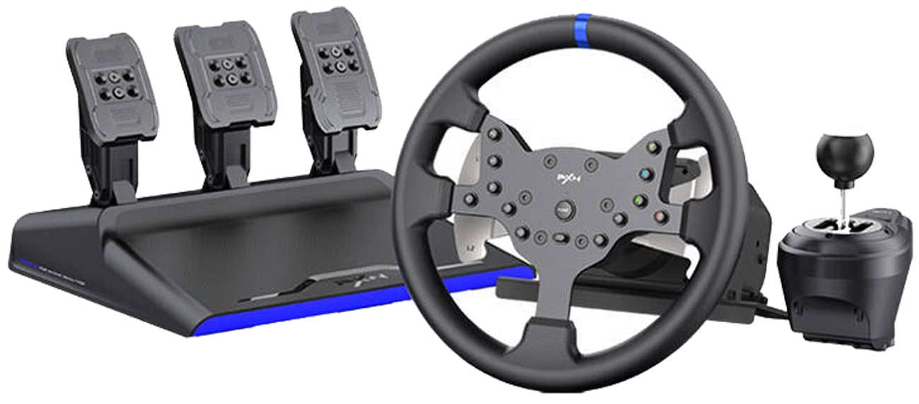 Игровой руль PXN V99 для ПК, PS3, PS4, Xbox One и Nintendo Switch – содержимое набора