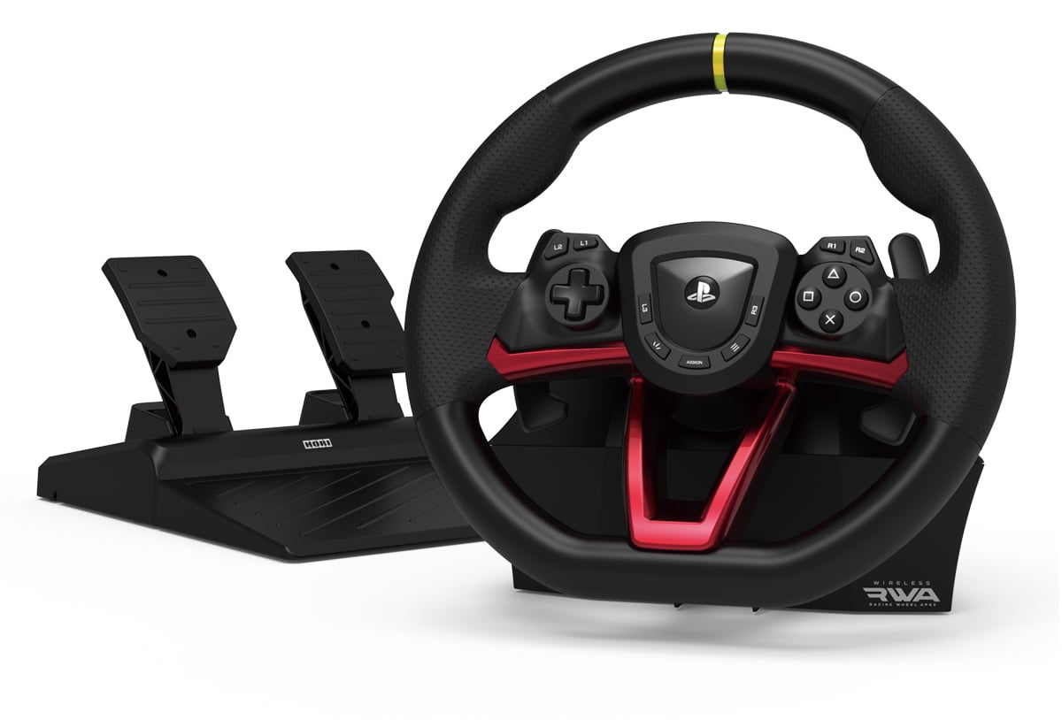 HORI Wireless Racing Wheel APEX PS5/PS4/PC - Загальний вигляд з педалями