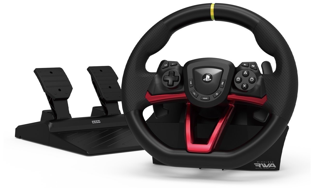 HORI Wireless Racing Wheel APEX PS5/PS4/PC - Загальний вигляд з педалями