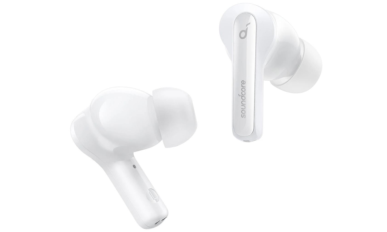 Беспроводные наушники SoundCore Note 3i белые – вид левого и правого наушников