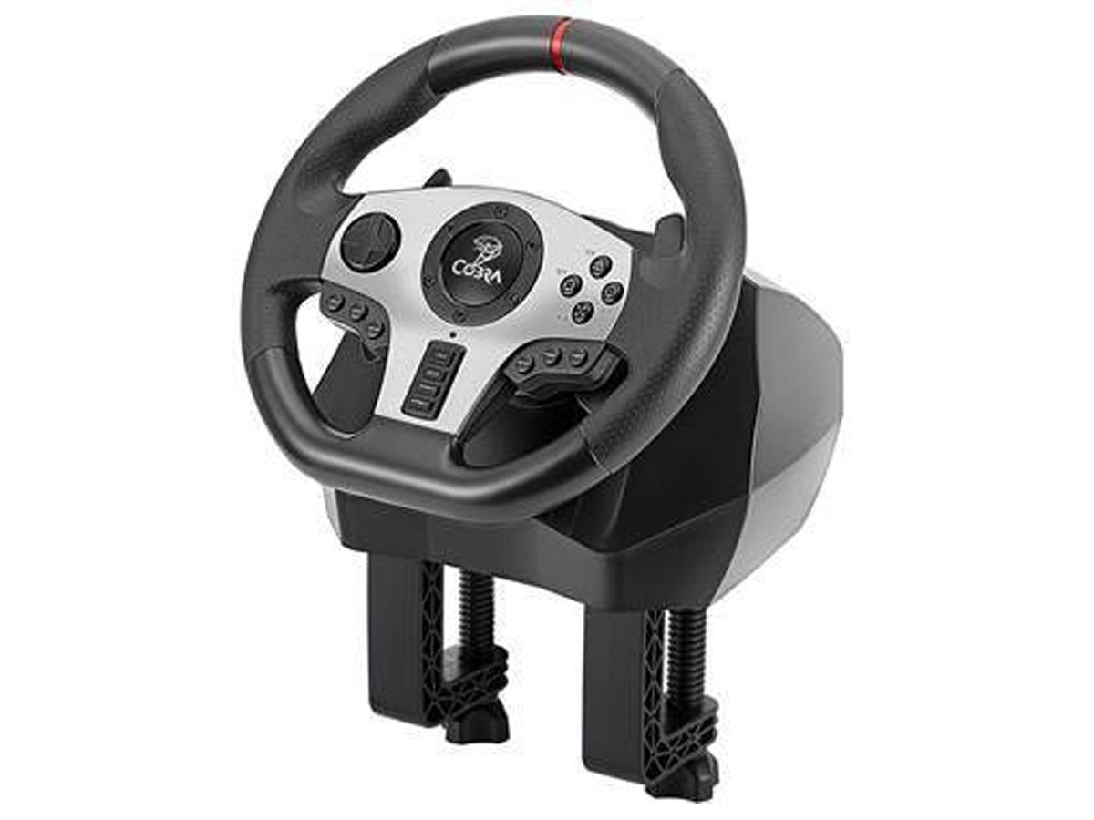 Кермо Cobra GT900 Rally - Кутовий вигляд спереду з кріпленням