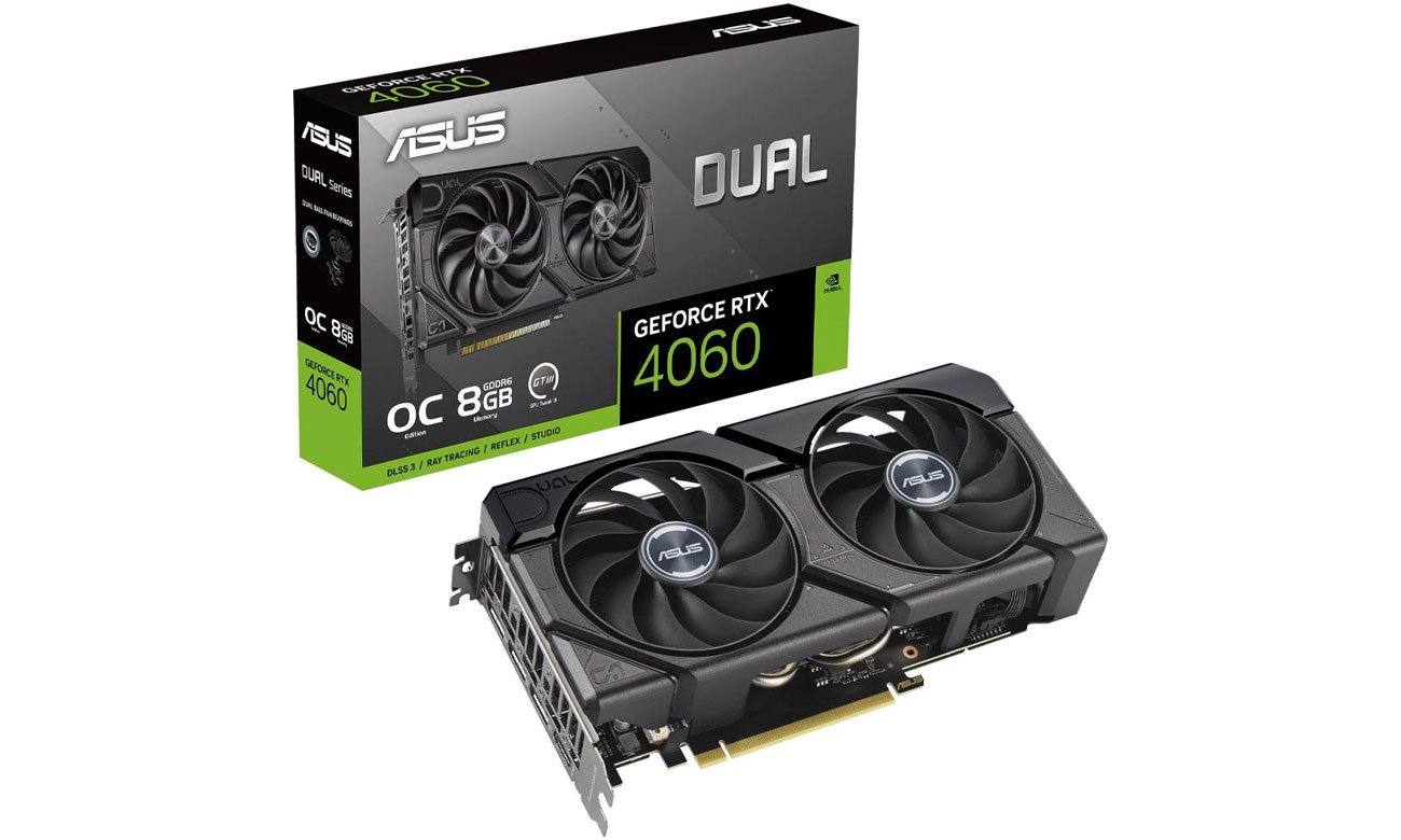 ASUS GeForce RTX 4060 Dual EVO OC 8 ГБ GDDR6