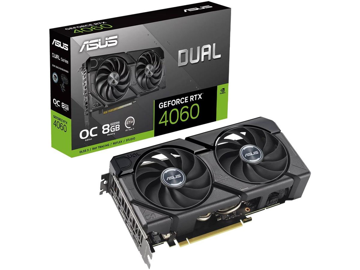 ASUS GeForce RTX 4060 Dual EVO OC 8 ГБ GDDR6