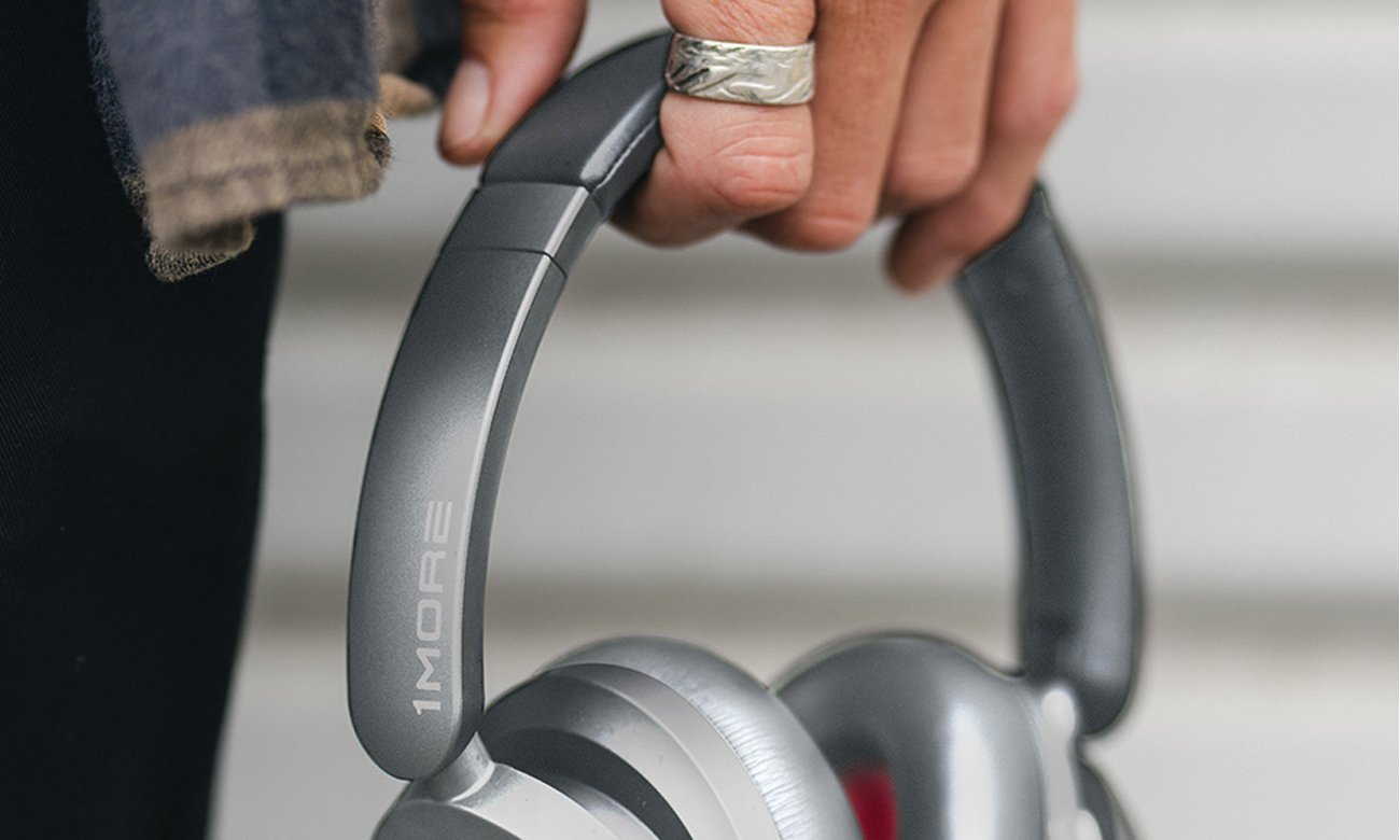 1БОЛЬШЕ Беспроводные наушники SonoFlow Silver - Стиль жизни