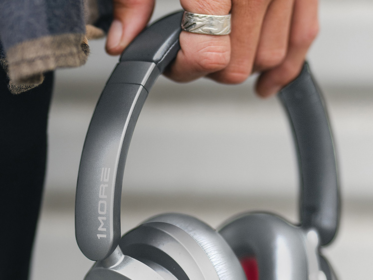 1БОЛЬШЕ Беспроводные наушники SonoFlow Silver - Стиль жизни