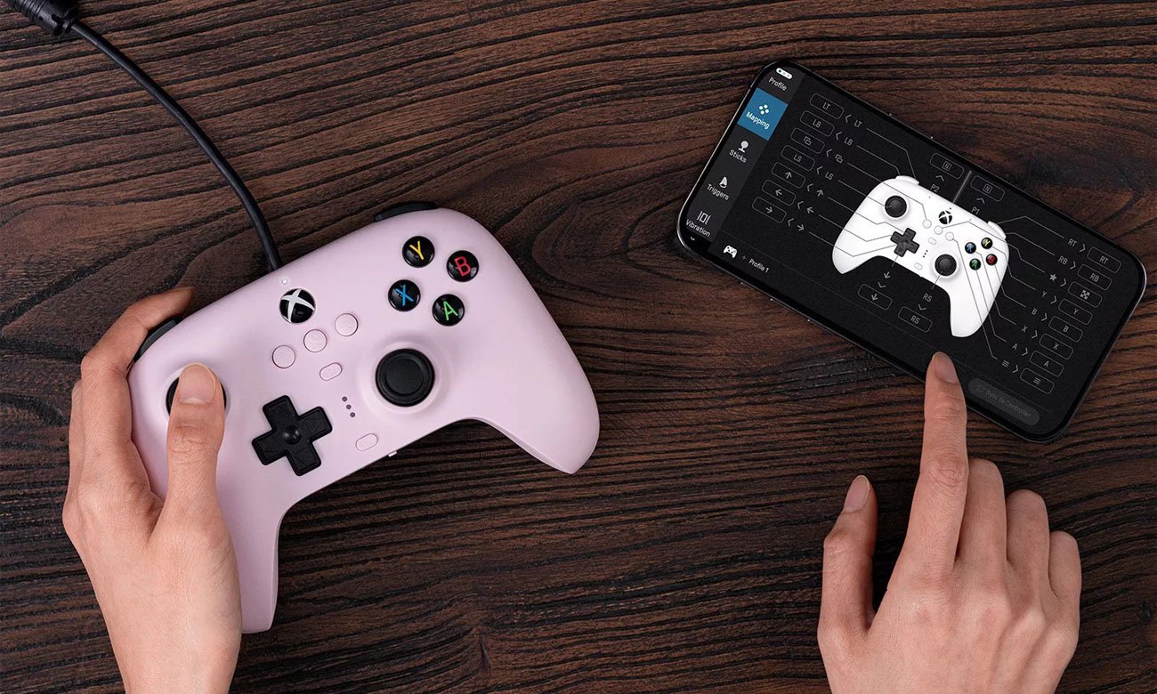 8BitDo Ultimate Wired Xbox Pad Pink App