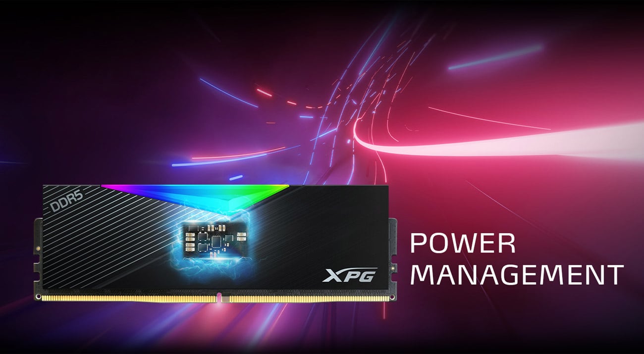 Керування живленням ADATA DDR5 XPG Lancer RGB