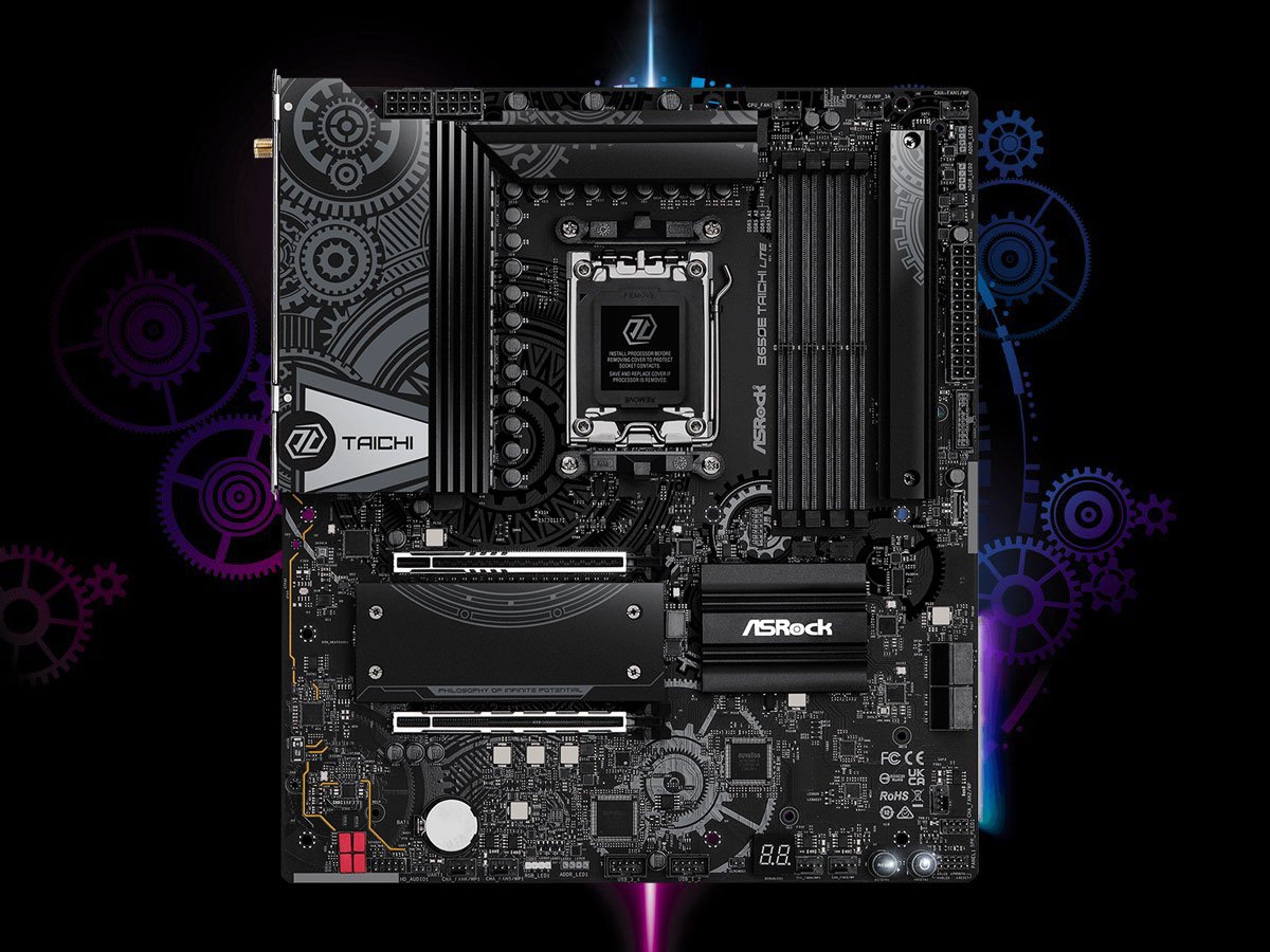 Охлаждение ASRock B650E TAICHI LITE