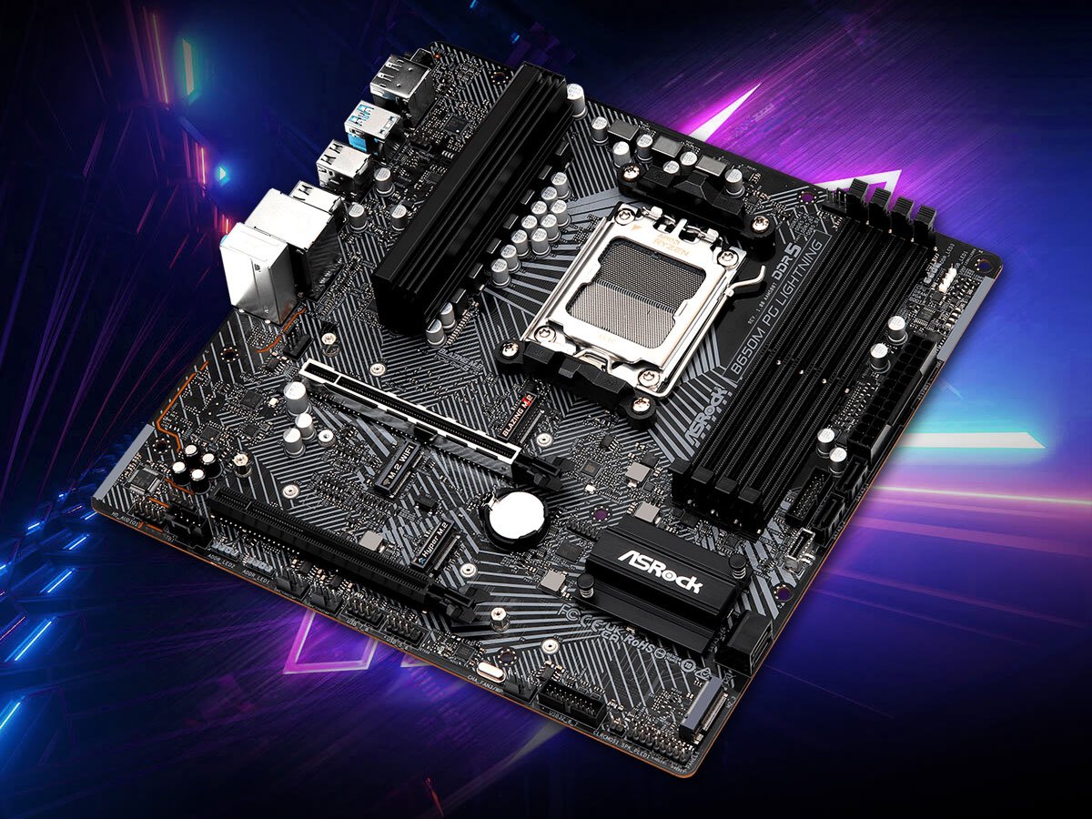 Разъемы ASRock B650M PG LIGHTNING