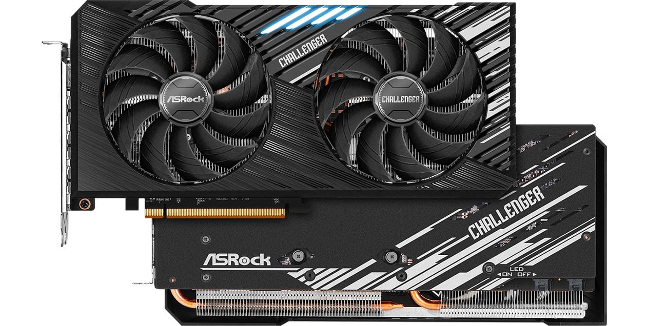 Охлаждение ASRock Radeon RX 7800 XT Challenger OC