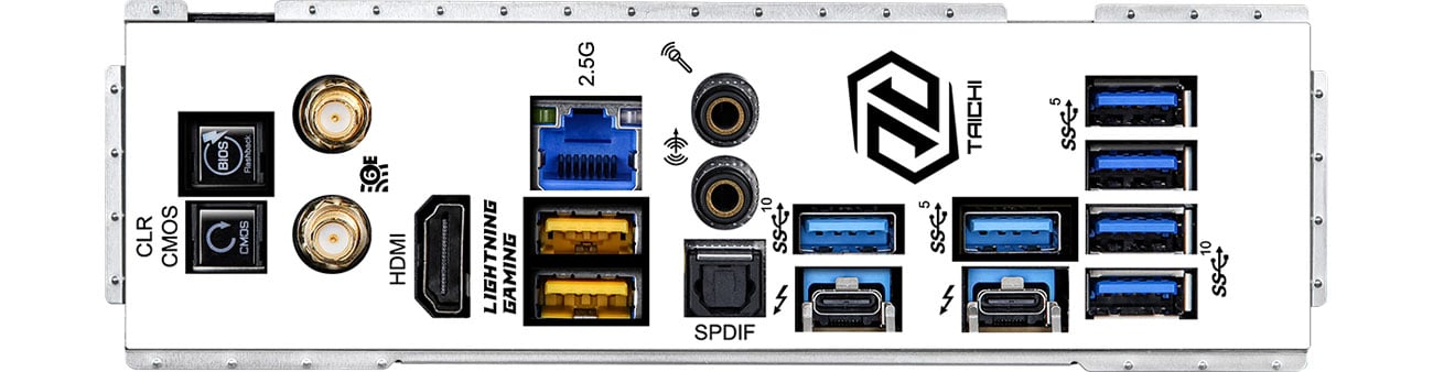 Порты ASRock X670E Taichi Carrara