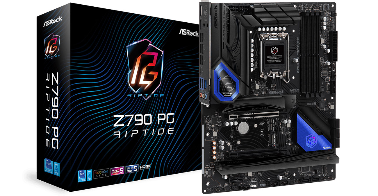 Материнська плата ASRock Z790 Riptide в коробці