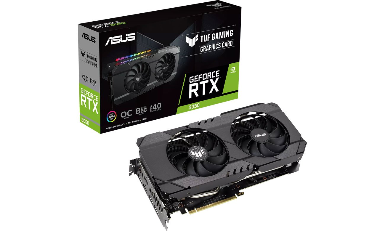 ASUS GeForce RTX 3050 TUF Gaming OC 8 ГБ GDDR6