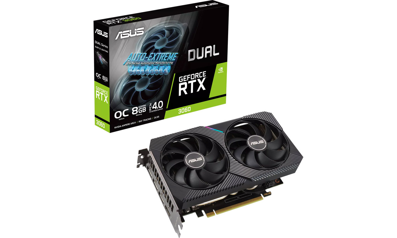 ASUS GeForce RTX 3060 Dual OC 8 ГБ GDDR6